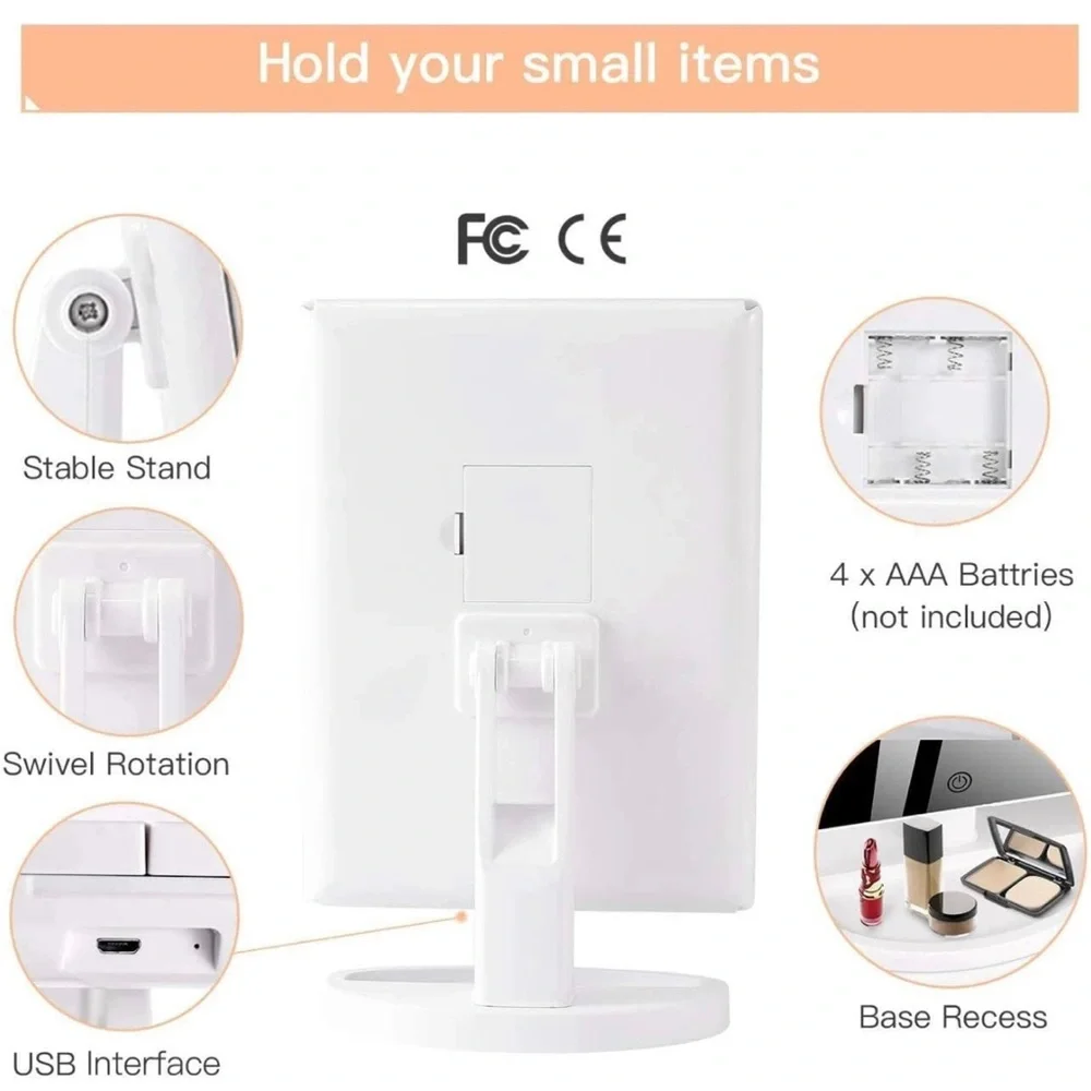 BESTOPE LED Lighted Makeup Mirror